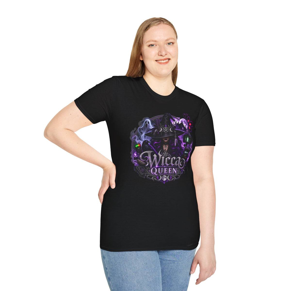 Wiccan Queen T-Shirt — Gothic Witch Graphic Tee