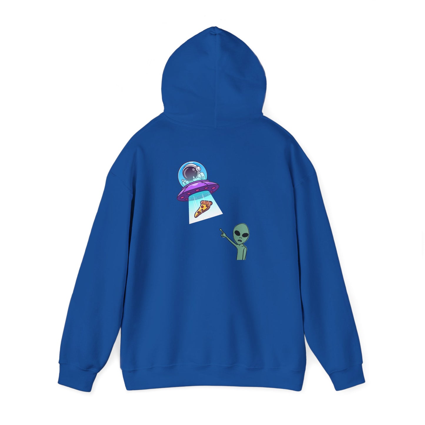 Alien UFO Hoodie — Cute Alien Abduction Graphic Pullover