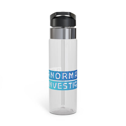 20oz Tritan Sport Bottle — 'Paranormal Investigator' Blue Badge Design