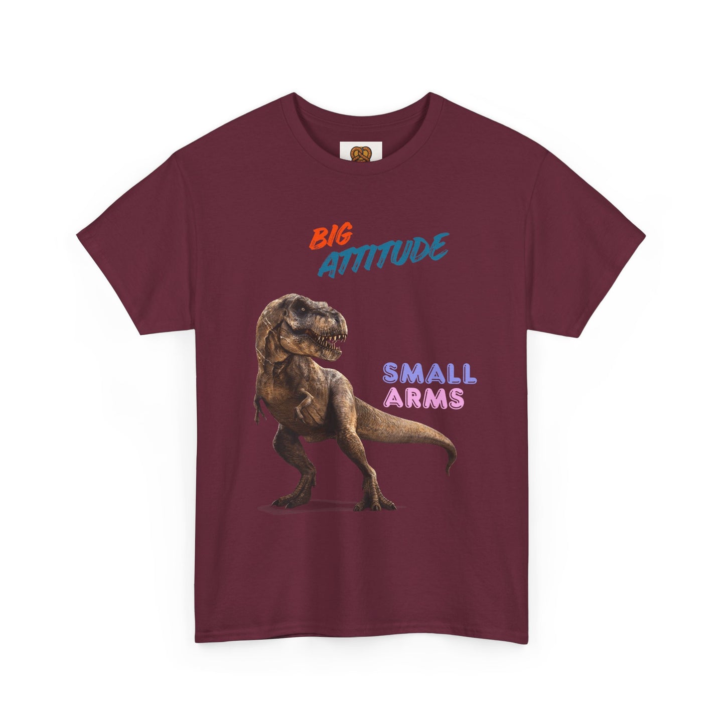 T-Shirt — "Big Attitude Small Arms" T-Rex Graphic Tee