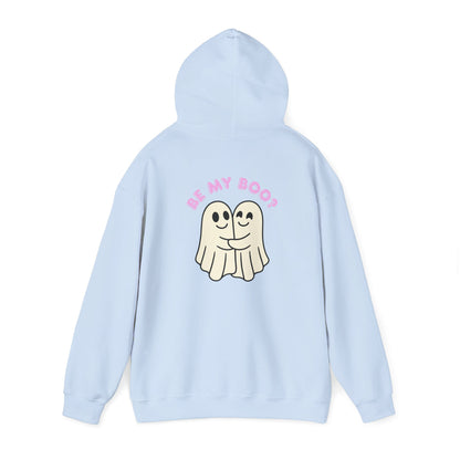 Ghost Hug Hoodie – “Be My Boo?” Cute Couple Halloween Sweatshirt