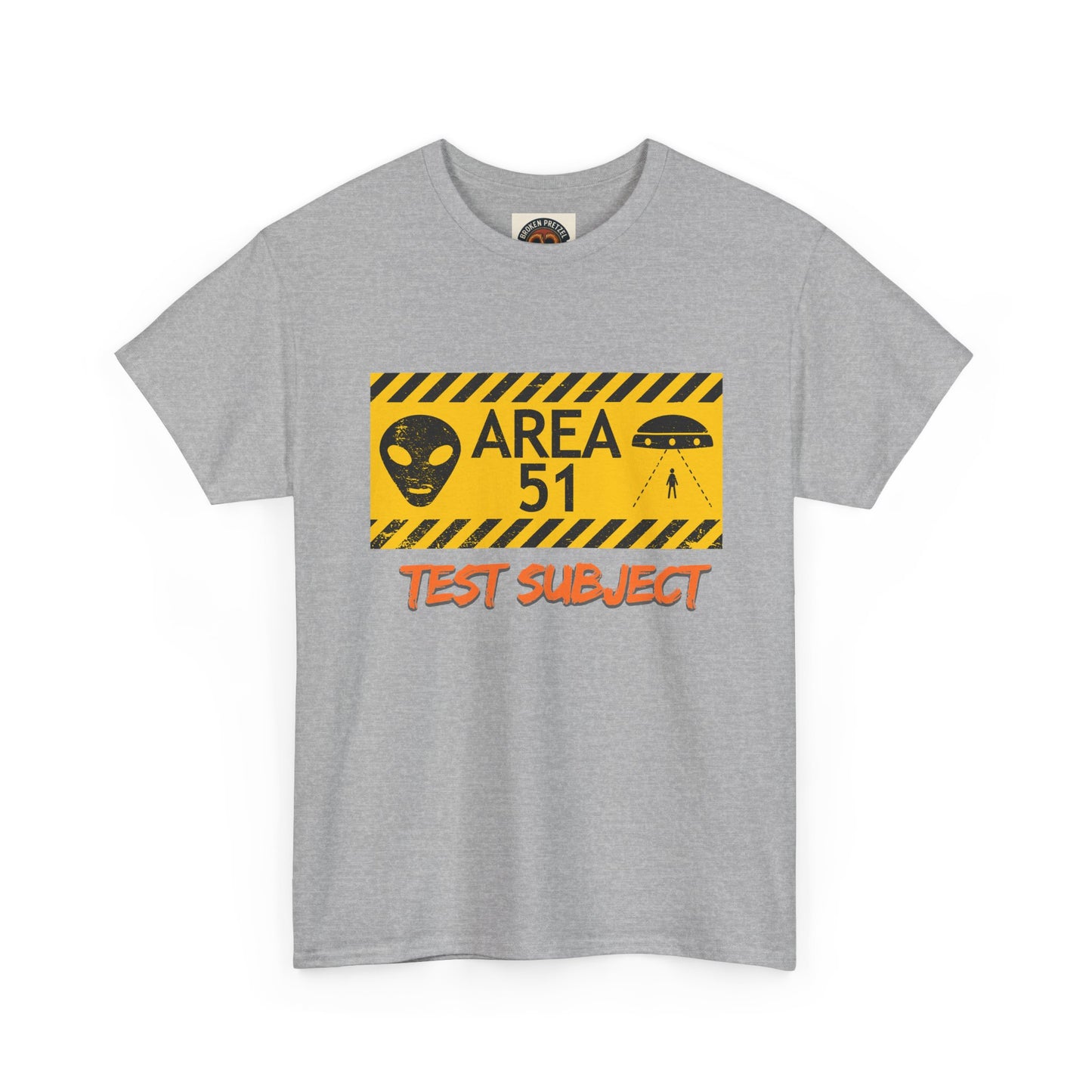 Area 51 Test Subject T-Shirt — Alien Warning Graphic Tee