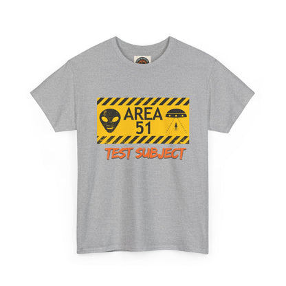 Area 51 Test Subject T-Shirt — Alien Warning Graphic Tee