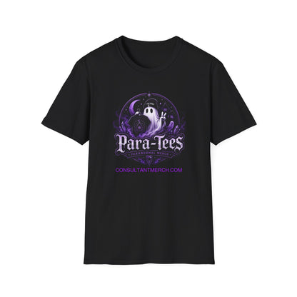 T-Shirt — Para-Tees Purple Ghost Paranormal Graphic Tee