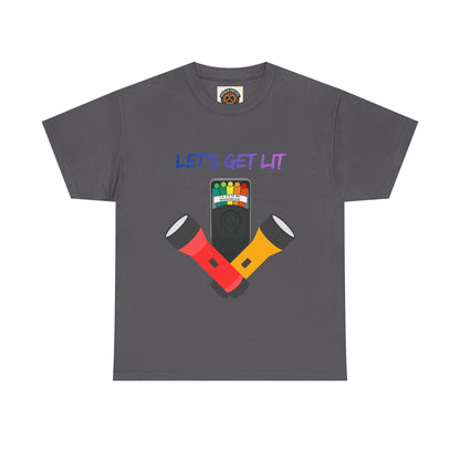 Let's Get Lit Flashlight Ghost Hunting T-Shirt