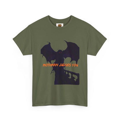 Mothman Judges You T‑Shirt — Cryptid Silhouette Graphic Tee