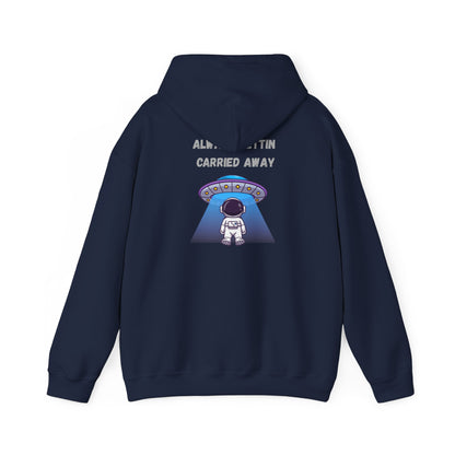 Astronaut UFO Hoodie — "Carried Away" Space Abduction Sweatshirt