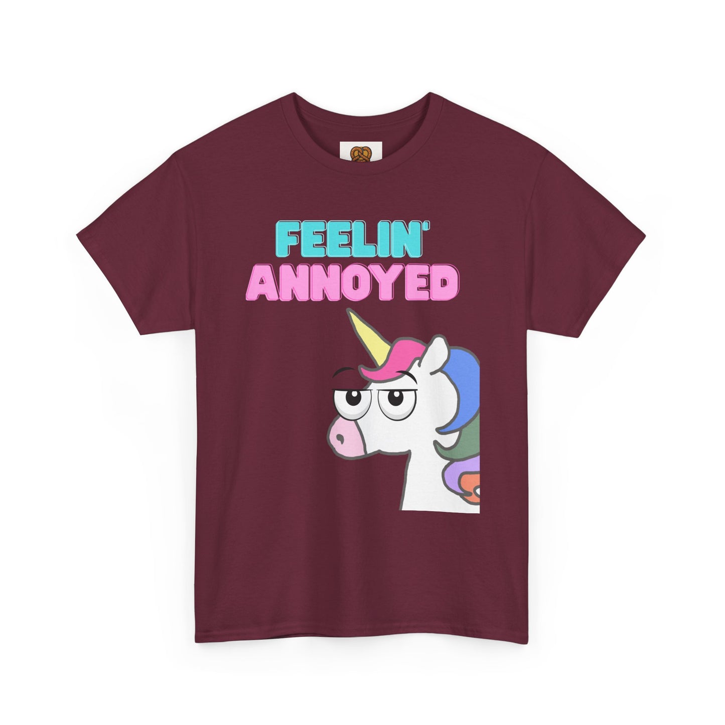 Feelin' Annoyed Unicorn T-Shirt — Funny Cute Graphic Tee for Sarcastic Gifts