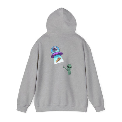 Alien UFO Hoodie — Cute Alien Abduction Graphic Pullover