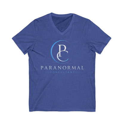 Paranormal Consultant V-Neck Tee — 'Paranormal Consultant' Logo Shirt