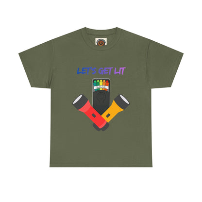 Let's Get Lit Flashlight Ghost Hunting T-Shirt