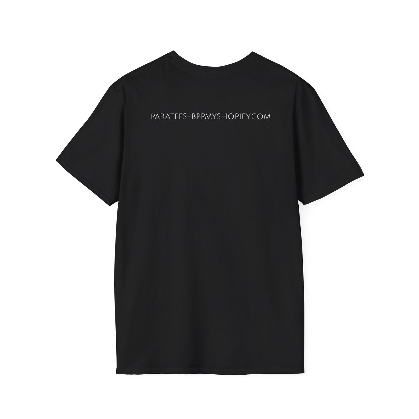 PARATEES Graphic T‑Shirt — Urban Night Photo Design with 'PARATEES' Text
