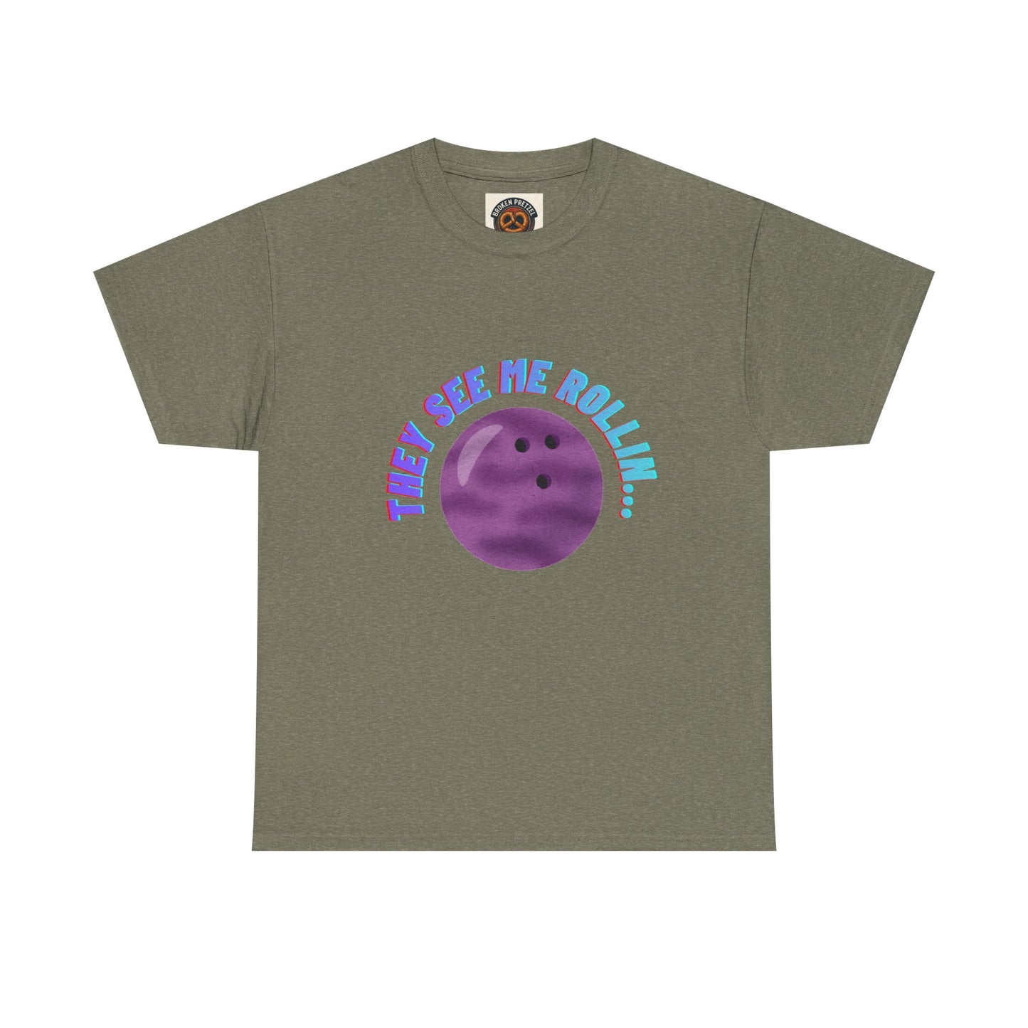 They See Me Rollin' Bowling Tee — "They Laughin" Back Graphic