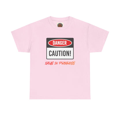 Caution! Danger 'Work In Progress' Graphic Tee