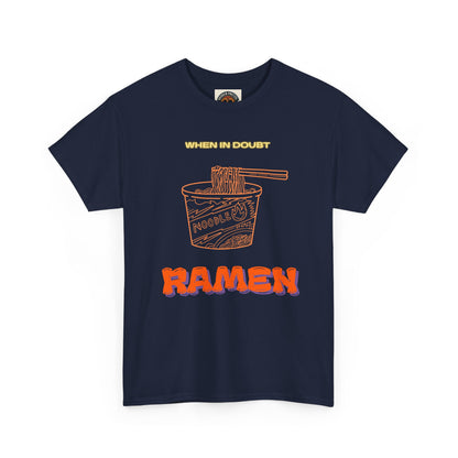 Ramen Cup Graphic Tee – Retro Noodle Illustration Casual T-Shirt