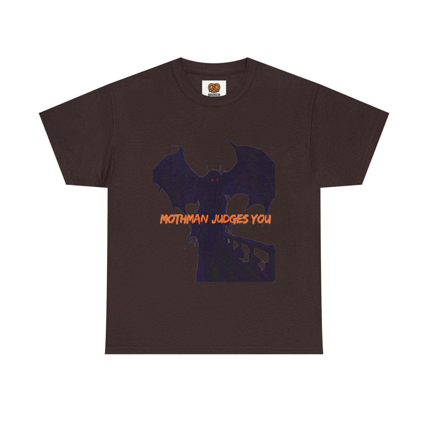 Mothman Judges You T‑Shirt — Cryptid Silhouette Graphic Tee