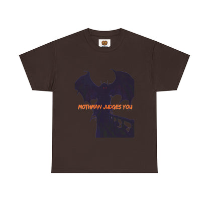 Mothman Judges You T‑Shirt — Cryptid Silhouette Graphic Tee