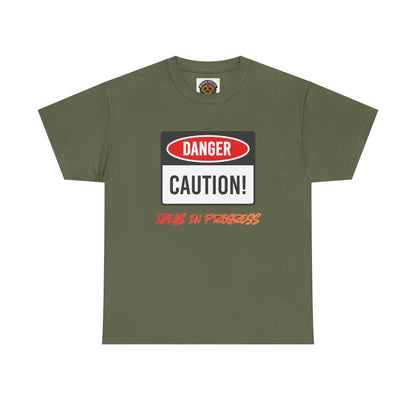 Caution! Danger 'Work In Progress' Graphic Tee