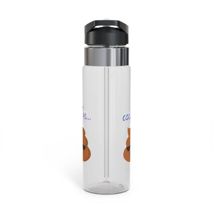 20oz Sport Bottle — "I'm Cool As" Sunglasses Poop Emoji