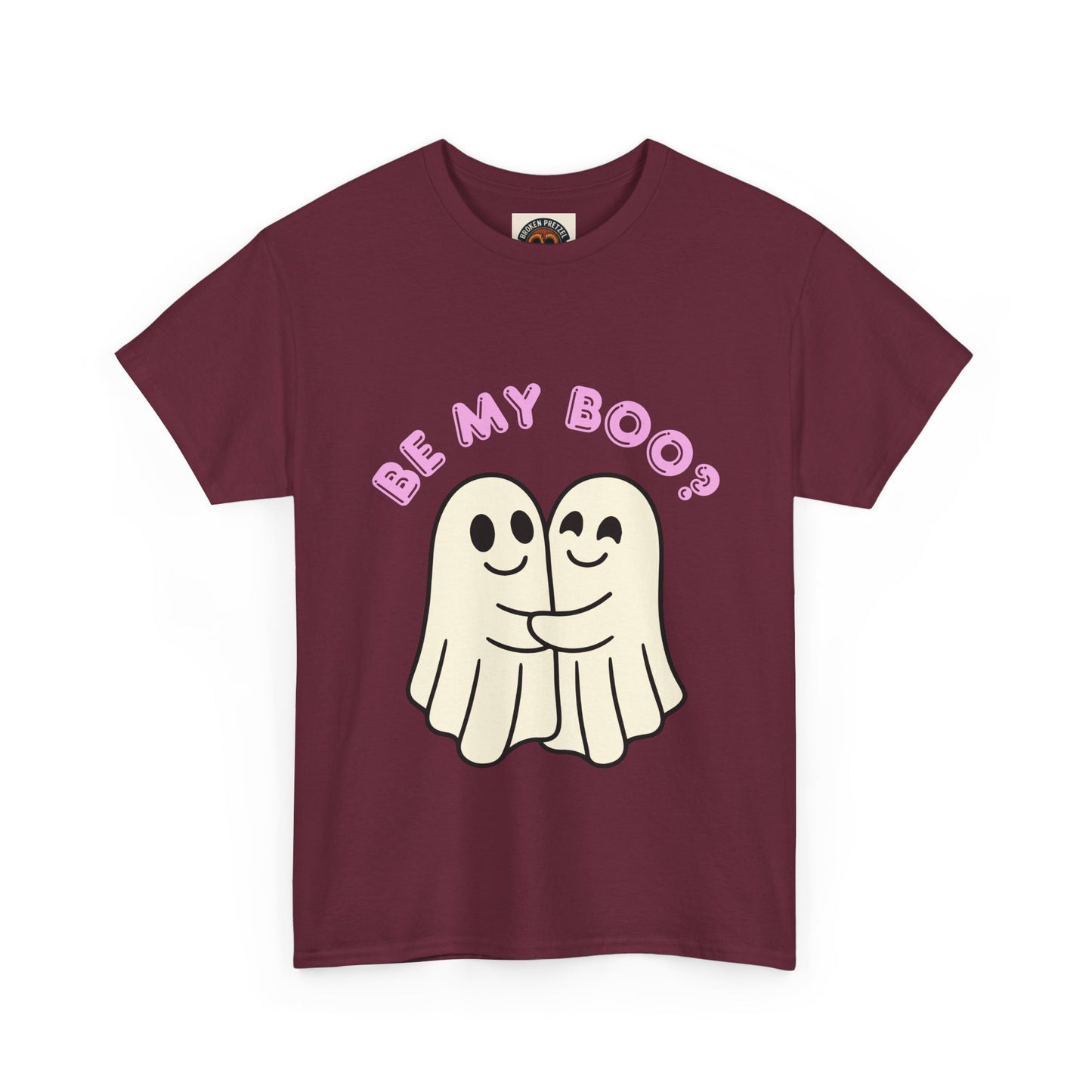 Be My Boo? Ghost Couple Tee — Cute Halloween Couples T‑Shirt