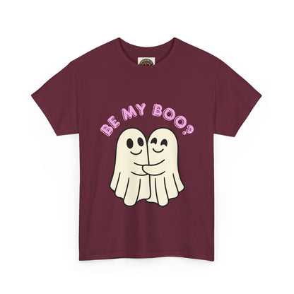 Be My Boo? Ghost Couple Tee — Cute Halloween Couples T‑Shirt