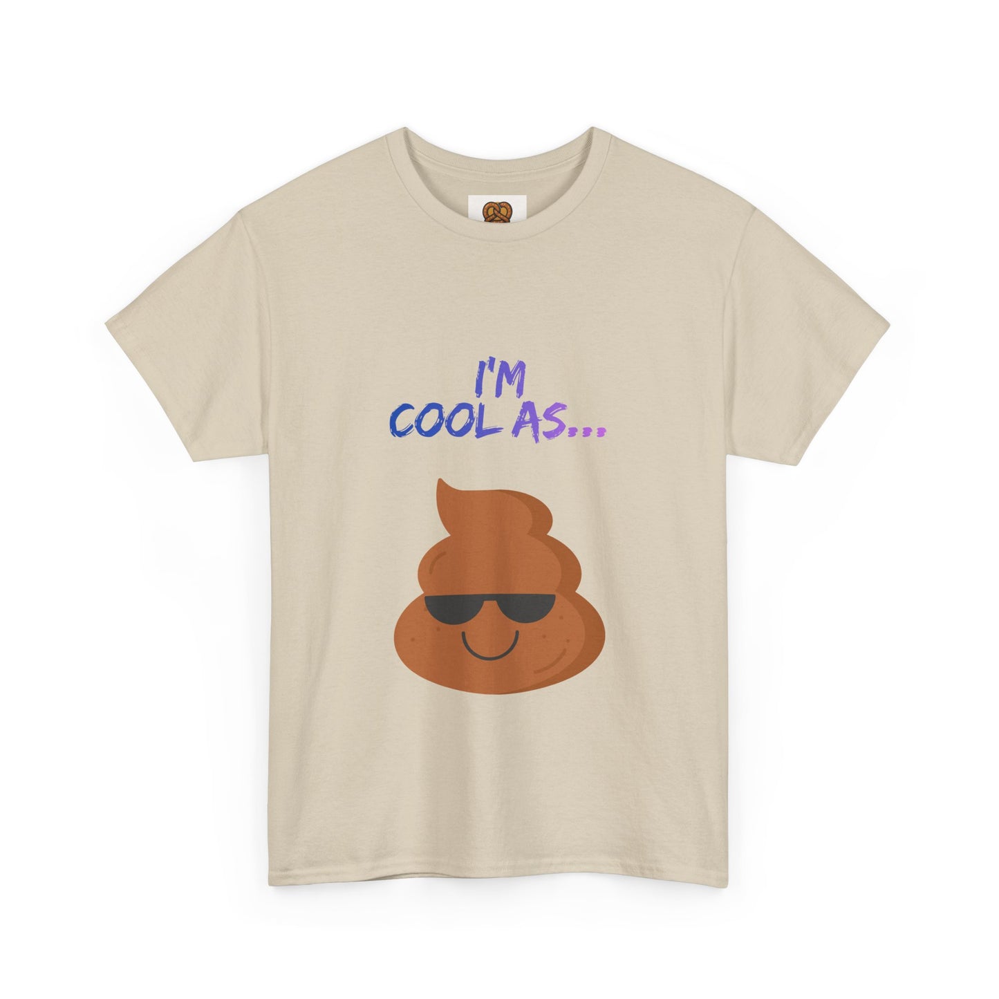 Cool Poop Emoji T-Shirt — "I’m Cool As..." Novelty Tee