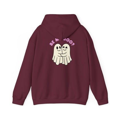 Ghost Hug Hoodie – “Be My Boo?” Cute Couple Halloween Sweatshirt