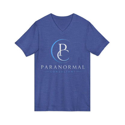 Paranormal Consultant V-Neck Tee — 'Paranormal Consultant' Logo Shirt