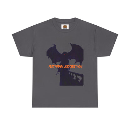 Mothman Judges You T‑Shirt — Cryptid Silhouette Graphic Tee