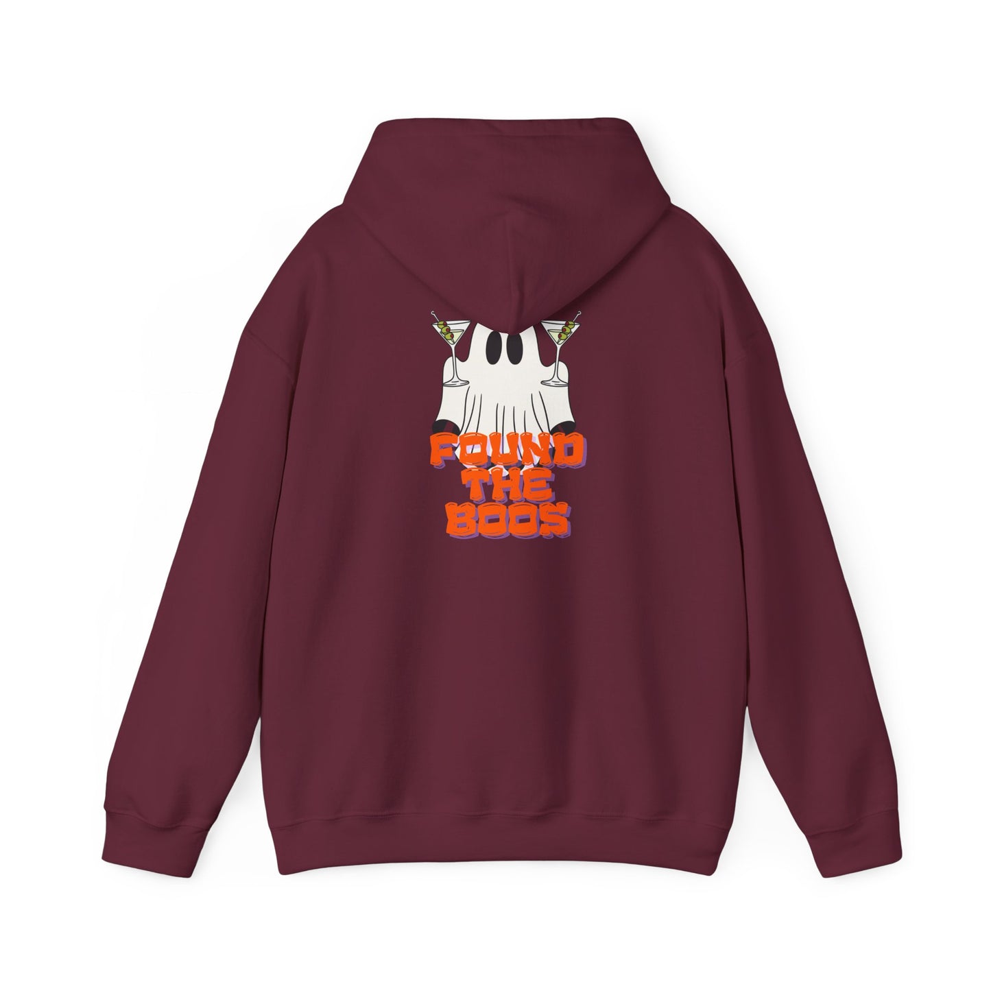 Found The Boos Hoodie — Cute Ghost Halloween Pullover with 'Found The Boos' Text