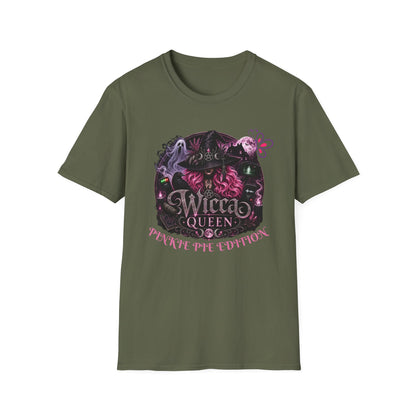 Wicca Queen T-Shirt — Witchy Pink Moon Graphic