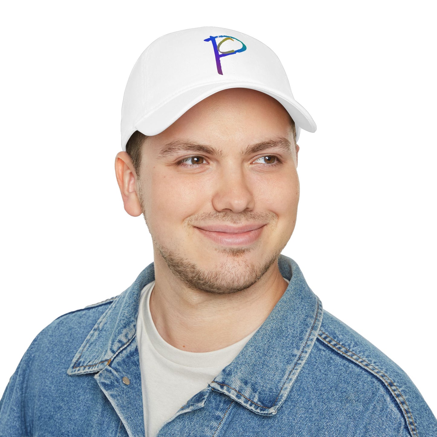 Low Profile Baseball Cap — Colorful Paranormal Consultant Logo Dad Hat, Casual Streetwear Cap