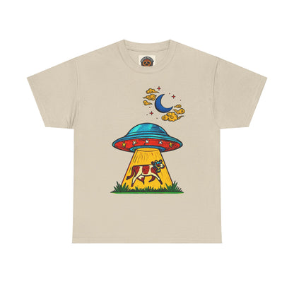 Alien UFO Cow Abduction T-Shirt