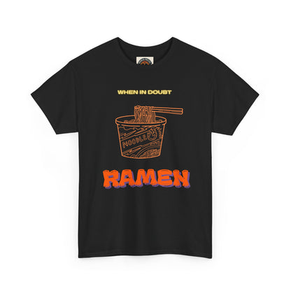 Ramen Cup Graphic Tee – Retro Noodle Illustration Casual T-Shirt