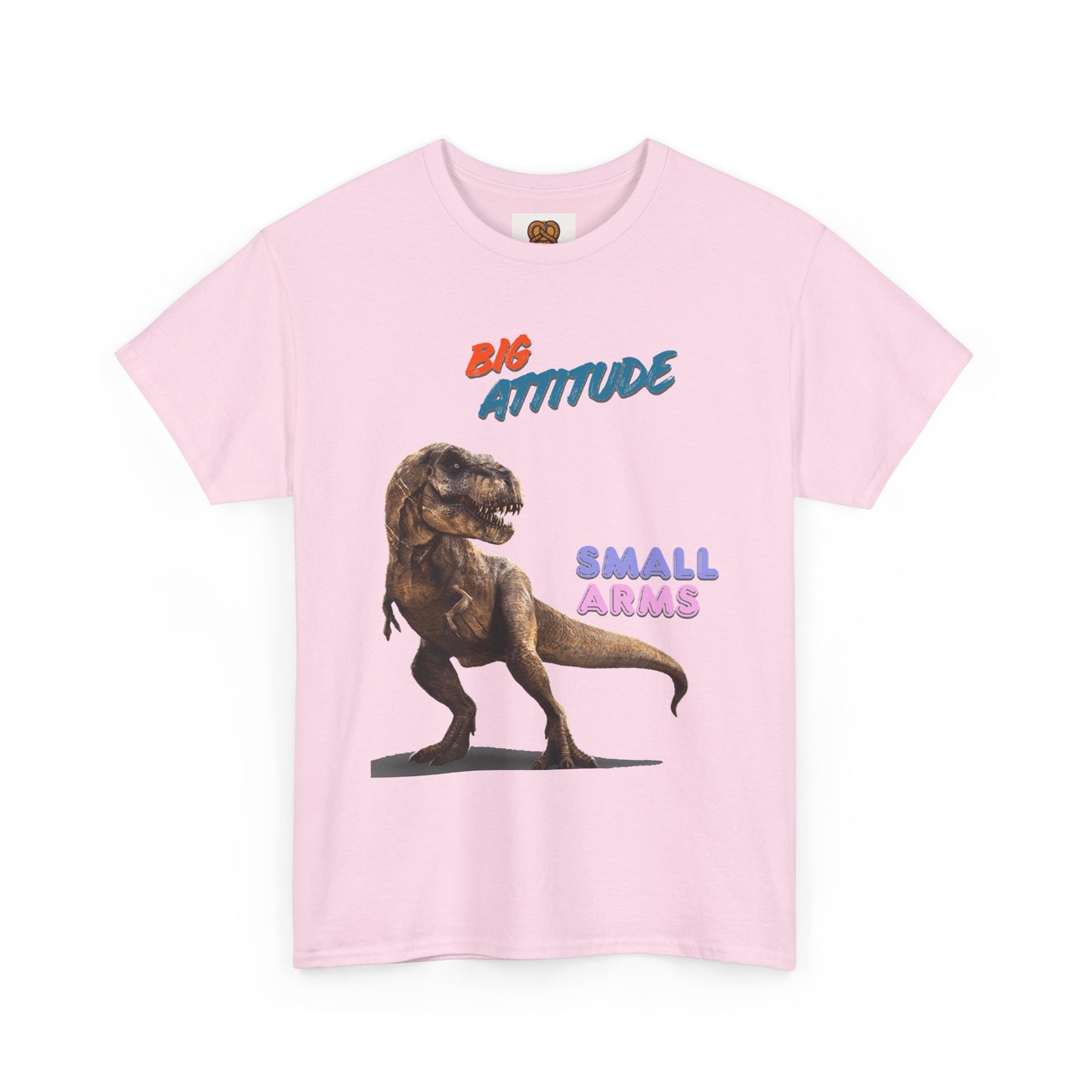 T-Shirt — "Big Attitude Small Arms" T-Rex Graphic Tee
