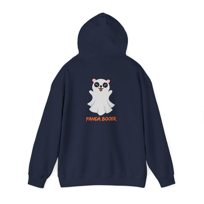 Panda Booer Hoodie — Cute Ghost Panda Graphic Hooded Sweatshirt