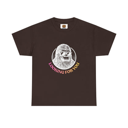 Looking For You Sasquatch T-Shirt — Retro Bigfoot Graphic Tee