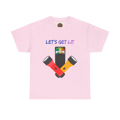 Let's Get Lit Flashlight Ghost Hunting T-Shirt