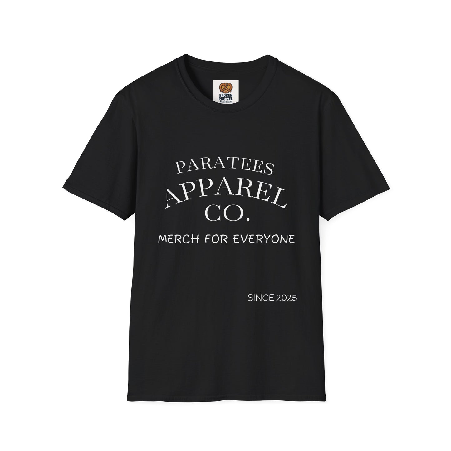 PARATEES Graphic T‑Shirt — Urban Night Photo Design with 'PARATEES' Text
