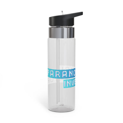 20oz Tritan Sport Bottle — 'Paranormal Investigator' Blue Badge Design