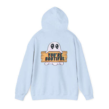 You're Bootiful Ghost Hoodie — Cute Halloween Pullover for Kids & Adults