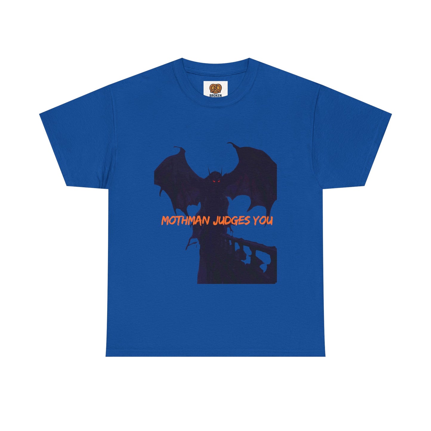 Mothman Judges You T‑Shirt — Cryptid Silhouette Graphic Tee