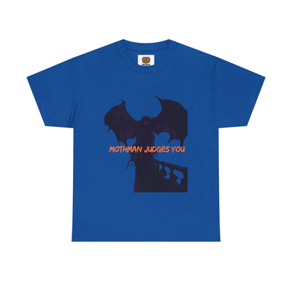 Mothman Judges You T‑Shirt — Cryptid Silhouette Graphic Tee