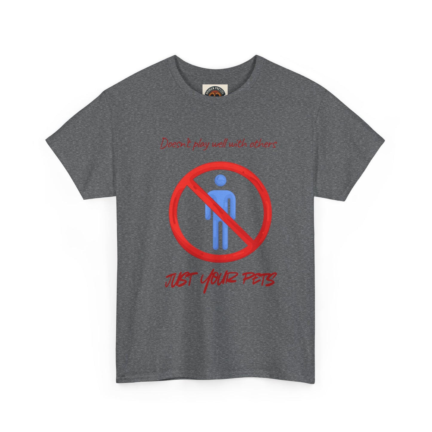 T‑Shirt — "Don’t forget your pets!" No People Icon Graphic Tee