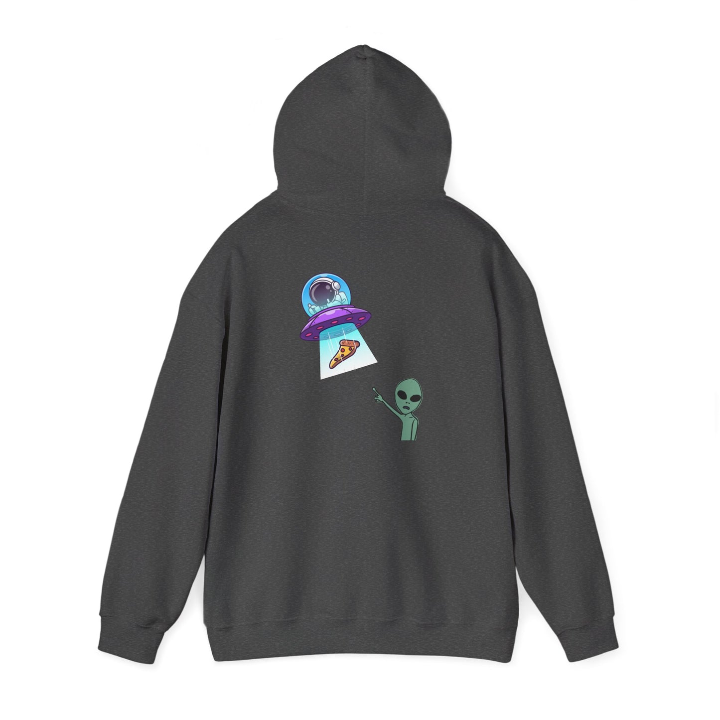 Alien UFO Hoodie — Cute Alien Abduction Graphic Pullover