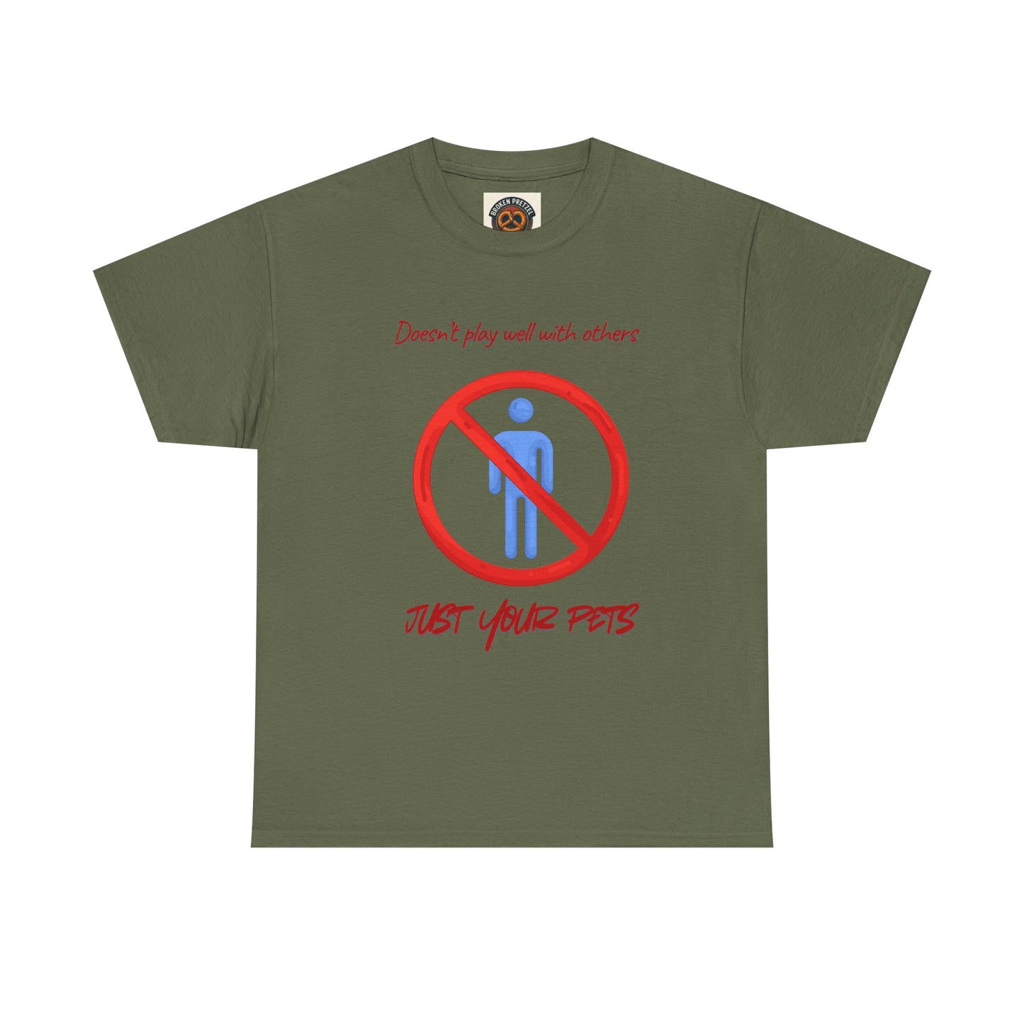 T‑Shirt — "Don’t forget your pets!" No People Icon Graphic Tee