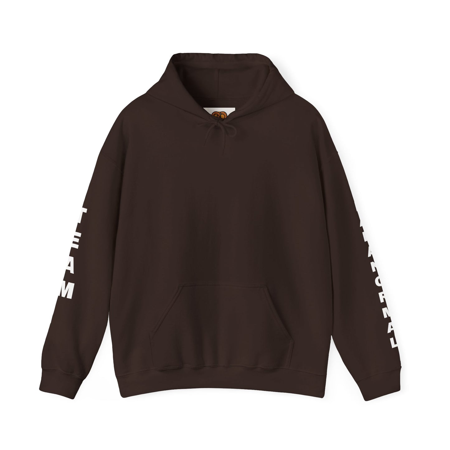 Paranormal Team Hoodie – Black Sleeve Print Hooded Sweatshirt