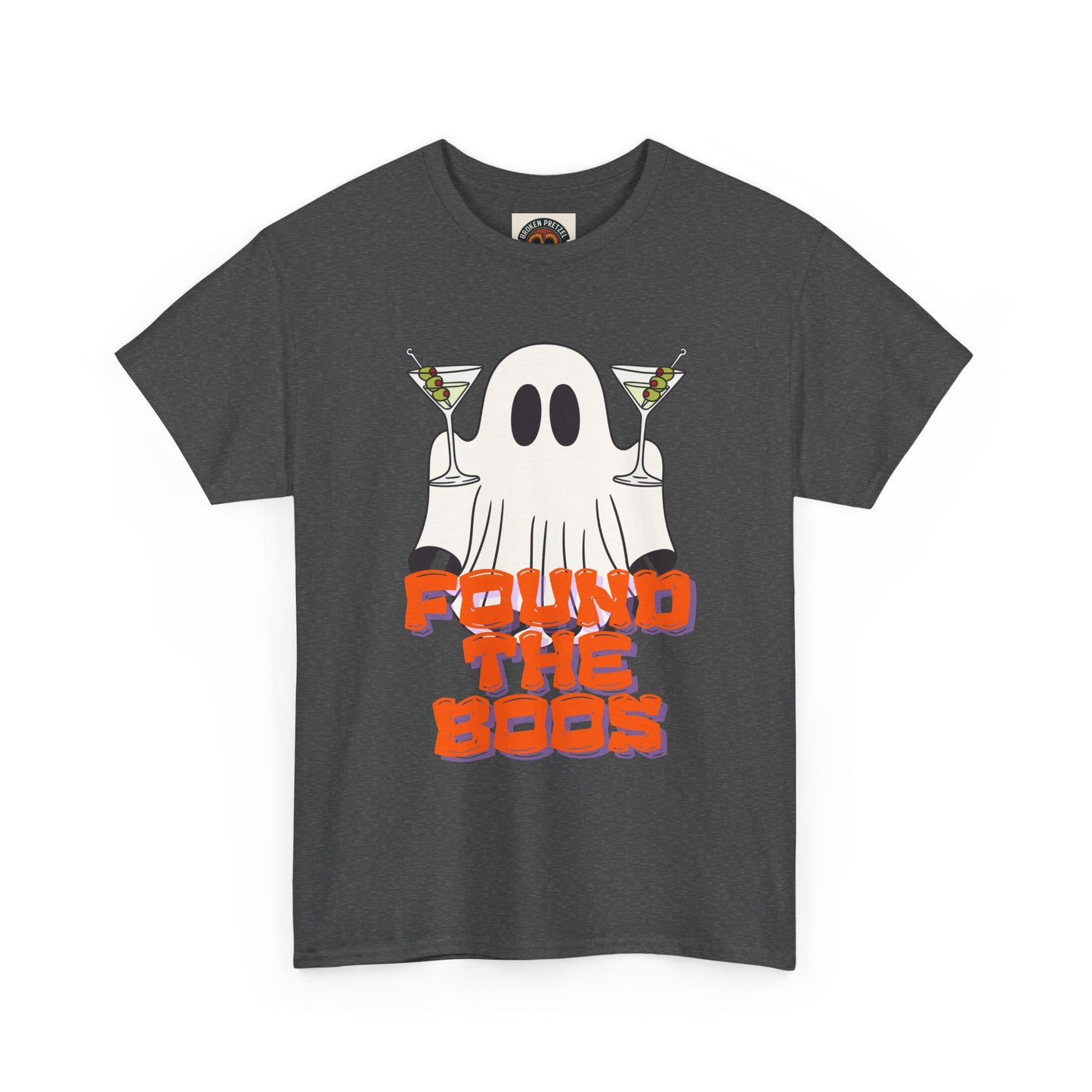 Found the Boos Ghost Tee — Funny Halloween Martini Party T-Shirt