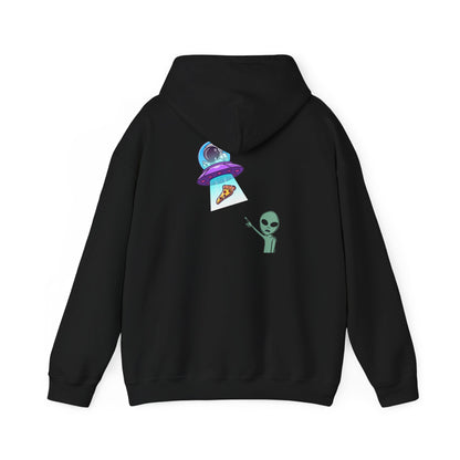 Alien UFO Hoodie — Cute Alien Abduction Graphic Pullover