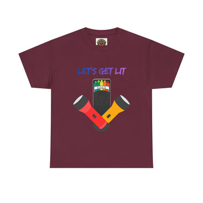 Let's Get Lit Flashlight Ghost Hunting T-Shirt